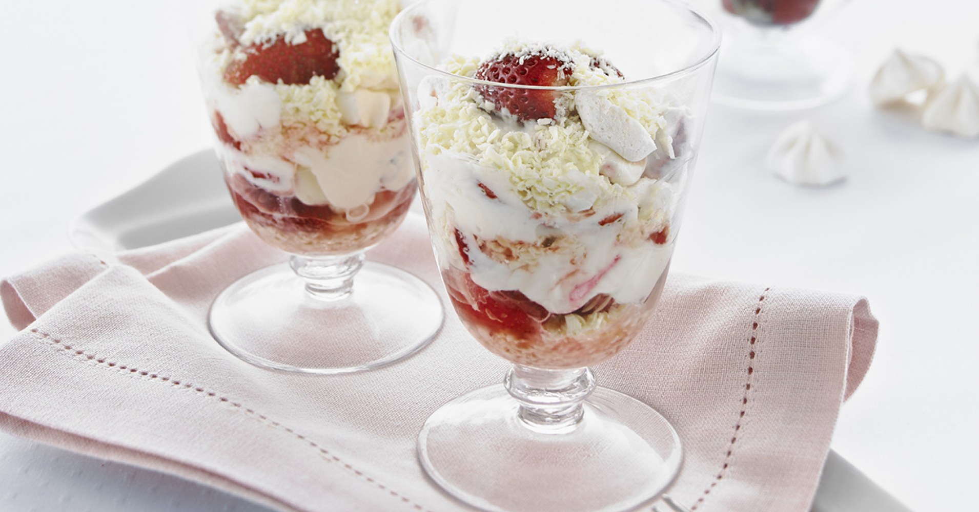 White Chocolate and Strawberry Mess Recipe myfoodbook